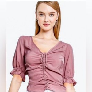 Abercrombie & Fitch Cinched Top